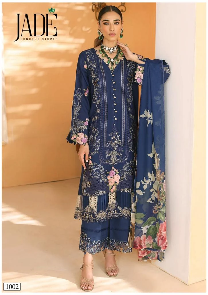 Jade Chevron Vol 3 & 4 Heavy Cotton Wholesale Pakistani Salwar Suit Catalog — Wholesale Pakistani Suits, MPA wholesale from Surat - Gallery Image 6